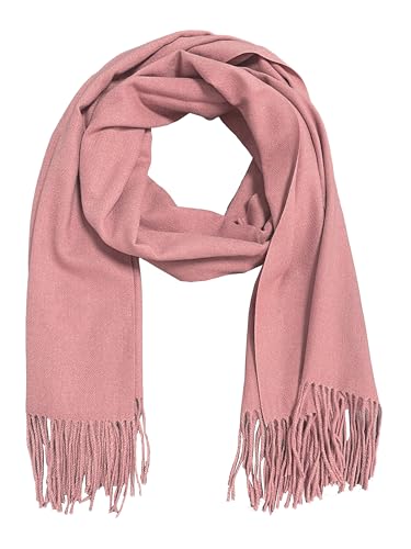 ZSUN Damen Viskose Wolle Winterschal, klassisch und weich, Code 2203 (Rose) von ZSUN