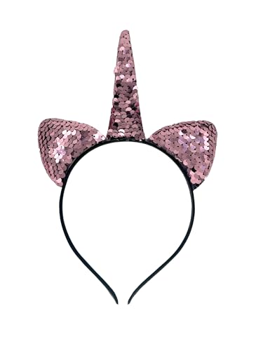 ZSUN Einhorn-Haarband mit Pailletten, rutschfestes und bequemes Design, Accessoire für Partys und Cosplay, für Kinder und Erwachsene (Code 968) von ZSUN