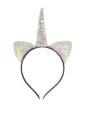 ZSUN Einhorn-Haarband mit Pailletten, rutschfestes und bequemes Design, Accessoire für Partys und Cosplay, für Kinder und Erwachsene (Code 968) von ZSUN