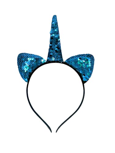 ZSUN Einhorn-Haarband mit Pailletten, rutschfestes und bequemes Design, Accessoire für Partys und Cosplay, für Kinder und Erwachsene (Code 968) von ZSUN