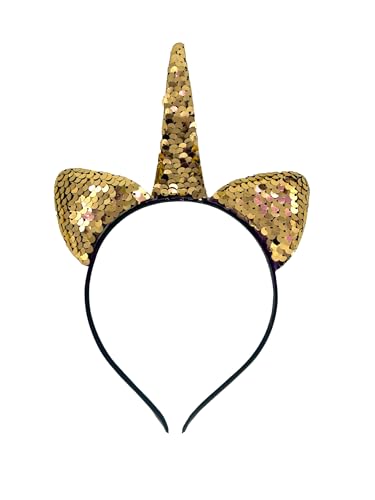 ZSUN Einhorn-Haarband mit Pailletten, rutschfestes und bequemes Design, Accessoire für Partys und Cosplay, für Kinder und Erwachsene (Code 968) von ZSUN
