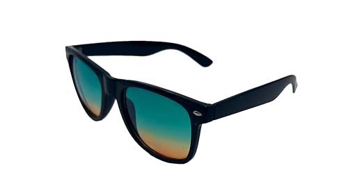 ZSUN Unisex-Sonnenbrille mit getönten Gläsern und UV400-Schutz, Code 9003, Grün/Gelb von ZSUN