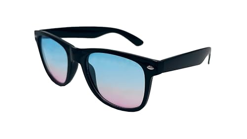 ZSUN Unisex-Sonnenbrille mit getönten Gläsern und UV400-Schutz, Code 9003, Hellblau/Rosa von ZSUN