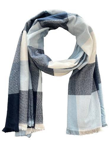 ZSUN Viskose Winterschal, Frauen weich lässig Schal, cod. 2113 (Blau) von ZSUN