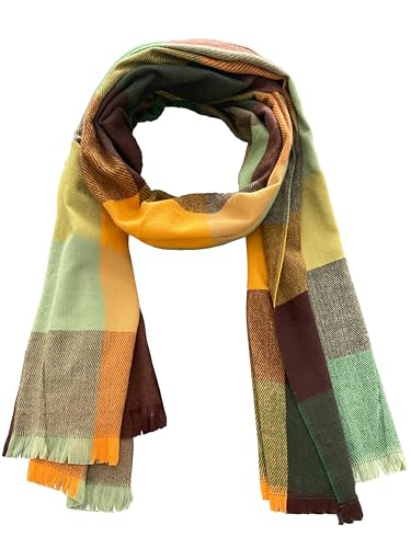 ZSUN Viskose Winterschal, Frauen weich lässig Schal, cod. 2113 (Grün) von ZSUN