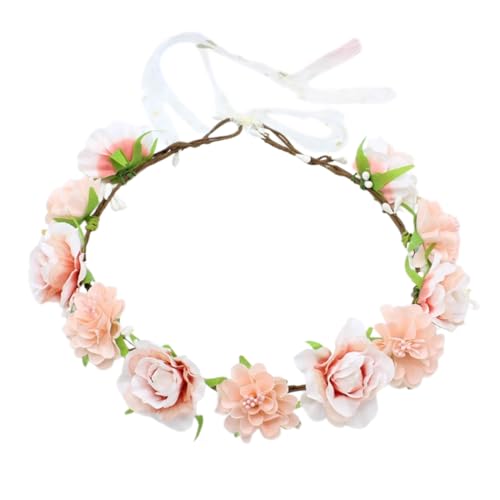 Braut Für Hochzeit Blumen Stirnbänder Braut Blumen Stirnbänder Frauen Blumengirlanden Haarkranz Blumenkranz Stirnbänder von ZSYTF