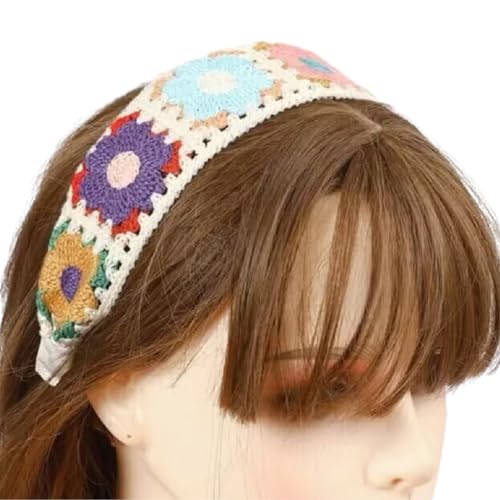 Floral Bandana Stirnband Turbans für Frauen Vielseitiger Turban Ethno Stil Kopf Wrap Vintage Stirnband Haarschmuck von ZSYTF