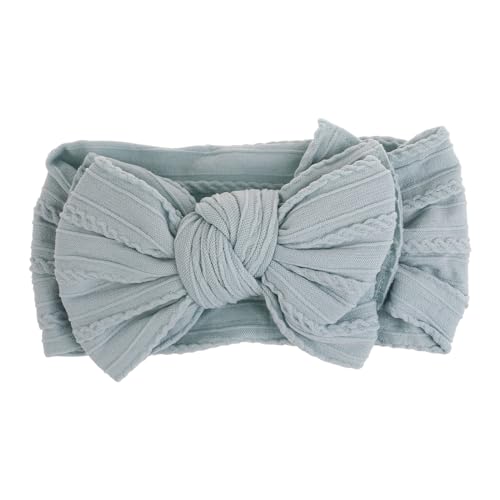 Niedliches Baby Turban Stirnband 2-lagige Schleife Schleife Kopfbedeckung 2-lagiges Weiches Elastisches Haarband Für Kleinkinder Mädchen Jungen Geschenk Kopfschmuck Haarband Fotografie Baby von ZSYTF