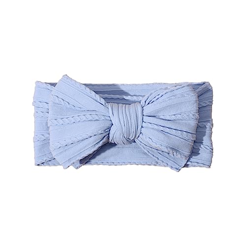 Niedliches Baby Turban Stirnband 2-lagige Schleife Schleife Kopfbedeckung 2-lagiges Weiches Elastisches Haarband Für Kleinkinder Mädchen Jungen Geschenk Kopfschmuck Haarband Fotografie Baby von ZSYTF