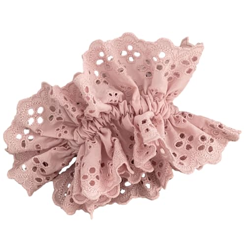 Süße Scrunchies Y2K Spitze Haargummi Haarseil Starker Halt Beige Kostüm Spitze Haargummi Scrunchie Haarschmuck Spitzen Scrunchies Für Frauen von ZSYTF