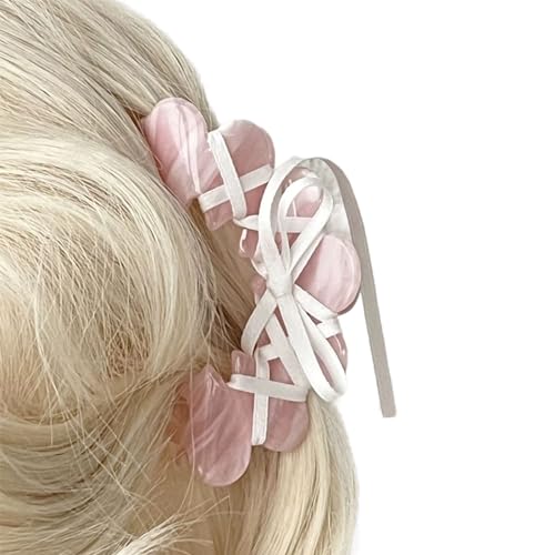 ZSYTF Haarspange Mit Ballettband Schleife Haarnadel Niedliches Und Modisches Haar Accessoire Für Den Täglichen Gebrauch Partys Und Hochzeiten von ZSYTF