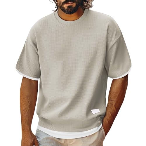 Oversize t Shirt Herren Weißes Unterziehshirt Herren Poloshirt Camel V Neck Tshirt T-Shirts Für XXXL Regular Fit T-Shirt T Shirt Diesel Schwarz Weiss Gestreift Motorrad Hemd Pack Shirts von ZTFYKLIN