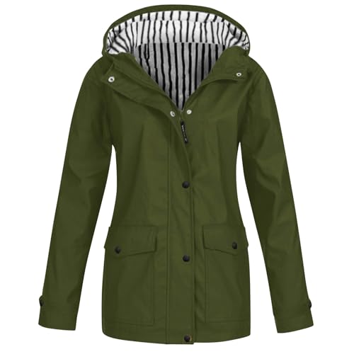 Sale Angebote Damen Ausgefallene Jacken - Jacken Damen Wasserfeste Outdoorjacke Jacke Winter Damen Warm Frauen Daunenmantel Damen Mantel Elegant Kurz Blouson Damen Schwarz Warehouse Deals Angebote von ZTFYKLIN
