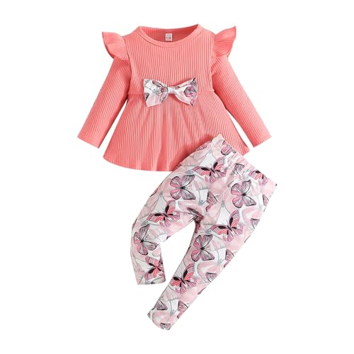 ZTFYKLIN Babykleidung Jungen Sale Karneval Kostüm Mädchen 98 Kostüm Mädchen 2 Jahre Fruehchenkleidung Maedchen Baby 1 Geburtstag Kleidung Kleider Fuer Maedchen Gr 80 Maedchen Tshirt Set Sale von ZTFYKLIN