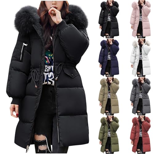 ZTFYKLIN Deals of The Day Outdoor-Softshelljacken Für Damen 3 In 1 Damen Outdoor Mantel Damenmantel Kurz Winter Parka Fell Gefüttert Teddyjacke Damen Kurz Fleece Damen Jacke Gutschein Verpackung von ZTFYKLIN