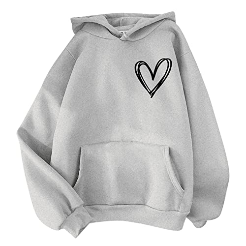 prime of day 2025 angebote Hoodie Mit Totenkopf Damen Pulli Smiley Festival Wintermantel Mädchen Cremefarben Pullover Winterjacke Teenager Oversized Baumwolle Königsblau Rundhals Duenne Jacke von ZTFYKLIN