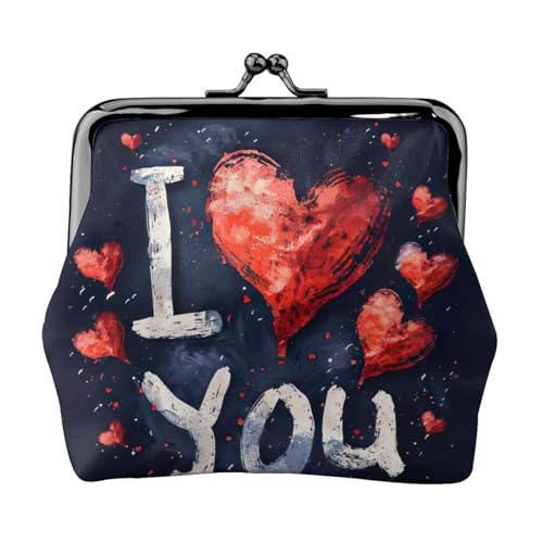 I Love You Words with Hearts Print Exquisite Versatile Kiss Lock Coin Purse Cute Small Zipper Wallet for Coins Cards I Love You Words with Hearts Print Exquisite Versatile Kiss Lock Coin Purse Cute Small Zipper Wallet for Coins Cards von ZTPOWQA