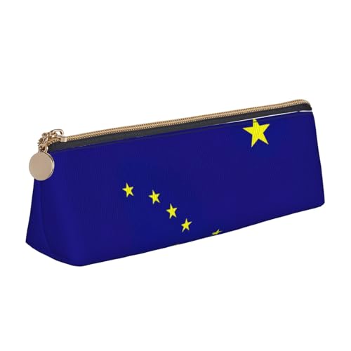 ZTPOWQA Federmäppchen mit Alaska-Staatsflagge, großes Fassungsvermögen, hohe Organisationstasche, Schule, Alltagsgegenstände ZTPOWQA Federmäppchen mit Alaska-Staatsflagge, großes Fassungsvermögen, hohe Organisationstasche, Schule, Alltagsgegenstände von ZTPOWQA