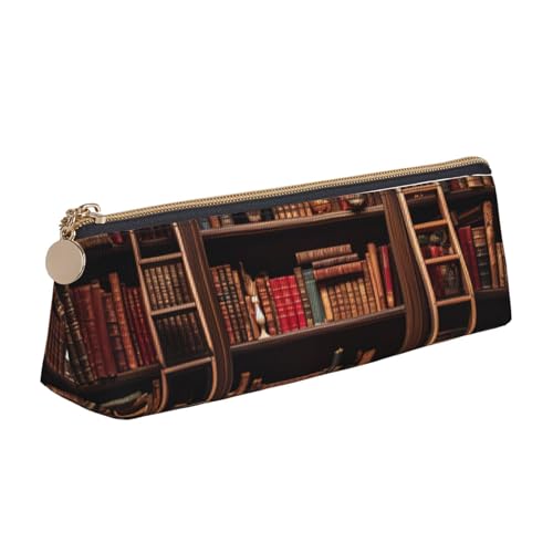 ZTPOWQA Federmäppchen mit Bibliotheks-Bücherregaldruck, Teenager, großes Fassungsvermögen, hohe Organisationstasche, Schule, Alltagsgegenstände ZTPOWQA Federmäppchen mit Bibliotheks-Bücherregaldruck, Teenager, großes Fassungsvermögen, hohe Organisationstasche, Schule, Alltagsgegenstände von ZTPOWQA