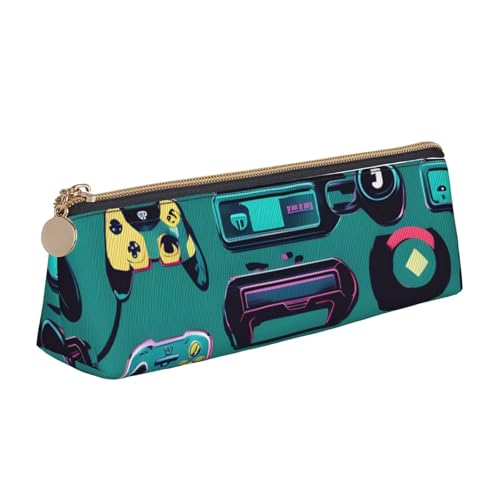 ZTPOWQA Federmäppchen mit Gaming-Controller-Muster, für Teenager, großes Fassungsvermögen, hohe Organizer-Tasche, für Schule, Alltag ZTPOWQA Federmäppchen mit Gaming-Controller-Muster, für Teenager, großes Fassungsvermögen, hohe Organizer-Tasche, für Schule, Alltag von ZTPOWQA