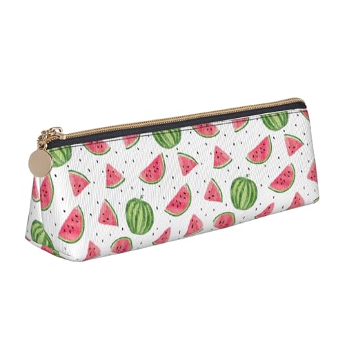 ZTPOWQA Federmäppchen mit Wassermelonen-Motiv und frischem Obstdruck, großes Fassungsvermögen, hohe Organizer-Tasche, für Schule, Alltag ZTPOWQA Federmäppchen mit Wassermelonen-Motiv und frischem Obstdruck, großes Fassungsvermögen, hohe Organizer-Tasche, für Schule, Alltag von ZTPOWQA