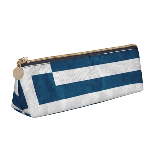 ZTPOWQA Federmäppchen mit griechischer Flagge, großes Fassungsvermögen, hohe Organisationstasche, Schule, Alltag ZTPOWQA Federmäppchen mit griechischer Flagge, großes Fassungsvermögen, hohe Organisationstasche, Schule, Alltag von ZTPOWQA