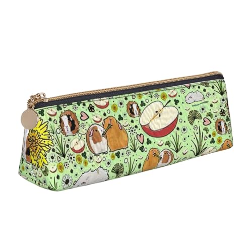 ZTPOWQA Federmäppchen mit großem Fassungsvermögen, Motiv: Meerschweinchen von ZTPOWQA