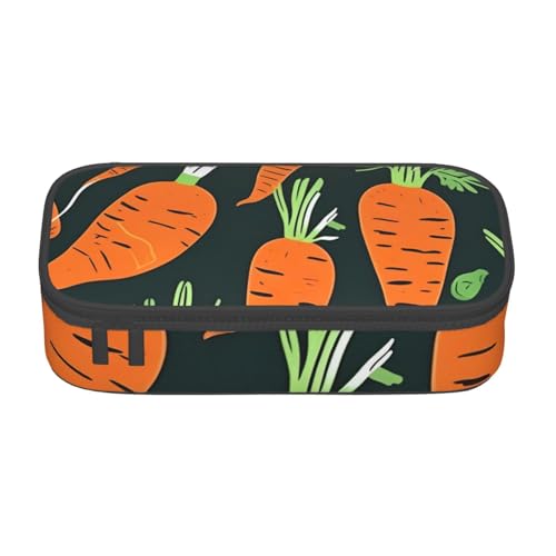 ZTPOWQA Happy Carrot Nahtloses Muster Druck Federmäppchen Funktional Stilvoll Teenager Mädchen Erwachsene Schule College Alltag ZTPOWQA Happy Carrot Nahtloses Muster Druck Federmäppchen Funktional Stilvoll Teenager Mädchen Erwachsene Schule College Alltag von ZTPOWQA