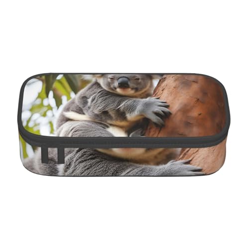 ZTPOWQA Hugging Tree Federmäppchen mit Koala-Motiv, funktional, stilvoll, Teenager, Mädchen, Erwachsene, Schule, Uni, Alltag ZTPOWQA Hugging Tree Federmäppchen mit Koala-Motiv, funktional, stilvoll, Teenager, Mädchen, Erwachsene, Schule, Uni, Alltag von ZTPOWQA