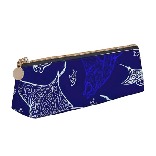 ZTPOWQA Manta Ray und Fisch Druck Teenager Federmäppchen Große Kapazität Hohe Organizer-Tasche Schule Alltag Essentials ZTPOWQA Manta Ray und Fisch Druck Teenager Federmäppchen Große Kapazität Hohe Organizer-Tasche Schule Alltag Essentials von ZTPOWQA