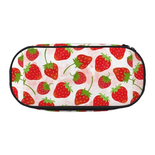 ZTPOWQA Modisches Federmäppchen mit Erdbeermotiv, funktionales Federmäppchen, Schule, Reisen, Büro, praktisch, Schwarz , Einheitsgröße, Taschen-Organizer ZTPOWQA Modisches Federmäppchen mit Erdbeermotiv, funktionales Federmäppchen, Schule, Reisen, Büro, praktisch, Schwarz , Einheitsgröße, Taschen-Organizer von ZTPOWQA