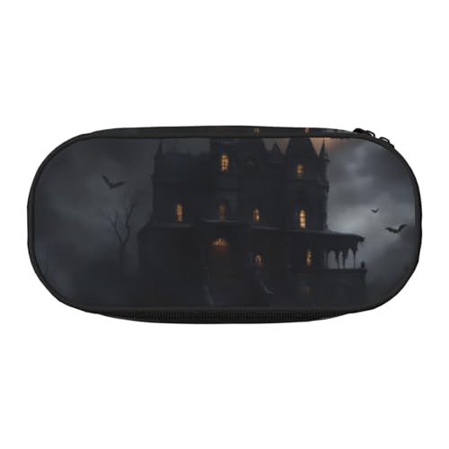 ZTPOWQA Modisches Federmäppchen mit Halloween-Gothic-Aufdruck, funktionales Stifteetui, Schule, Reisen, Büro, Schwarz , Einheitsgröße, Taschen-Organizer ZTPOWQA Modisches Federmäppchen mit Halloween-Gothic-Aufdruck, funktionales Stifteetui, Schule, Reisen, Büro, Schwarz , Einheitsgröße, Taschen-Organizer von ZTPOWQA