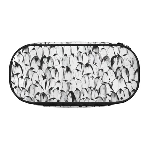 ZTPOWQA Modisches Federmäppchen mit Pinguin-Muster, funktionales Federmäppchen, Schule, Reisen, Büro, praktisch, Schwarz , Einheitsgröße, Taschen-Organizer ZTPOWQA Modisches Federmäppchen mit Pinguin-Muster, funktionales Federmäppchen, Schule, Reisen, Büro, praktisch, Schwarz , Einheitsgröße, Taschen-Organizer von ZTPOWQA