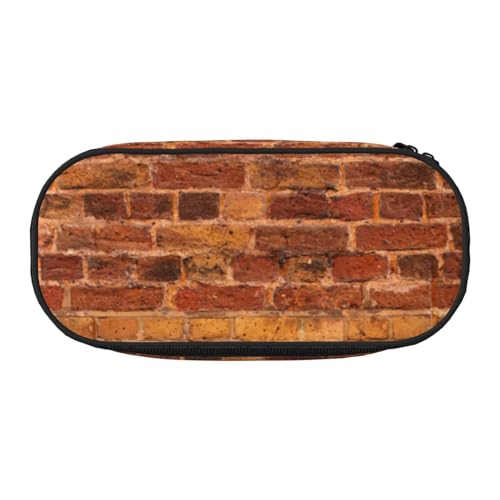 ZTPOWQA Modisches Federmäppchen mit industriellem Ziegelmauer-Hintergrund, funktionales Federmäppchen, Schule, Reisen, Büro, praktisch, Schwarz , Einheitsgröße, Taschen-Organizer ZTPOWQA Modisches Federmäppchen mit industriellem Ziegelmauer-Hintergrund, funktionales Federmäppchen, Schule, Reisen, Büro, praktisch, Schwarz , Einheitsgröße, Taschen-Organizer von ZTPOWQA