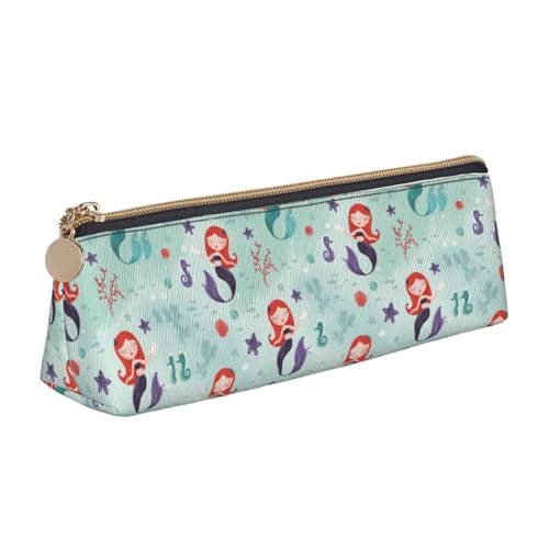 ZTPOWQA Niedliches Federmäppchen mit Meerjungfrau-Aufdruck für Teenager, großes Fassungsvermögen, Aufbewahrungstasche für Schule und Alltag ZTPOWQA Niedliches Federmäppchen mit Meerjungfrau-Aufdruck für Teenager, großes Fassungsvermögen, Aufbewahrungstasche für Schule und Alltag von ZTPOWQA