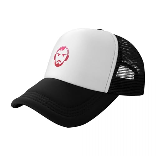 Atmungsaktiv Mesh Baseballmütze Sporthut Asmongold Asmongold Merchandise Asmongold Face Logo T-Shirts & mehr Baseball Cap Custom Cap Ball Cap Damen Mützen Herren von ZTQTQZZ