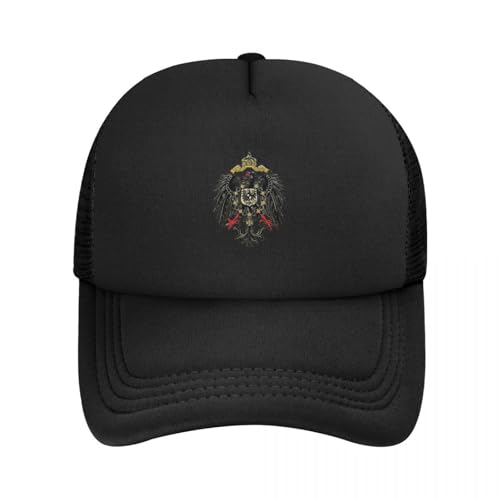 Atmungsaktiv Mesh Baseballmütze Sporthut Deutscher Adler altes Reich 1871 Baseball Cap Anglermütze Custom Cap Golf Herren Luxus Damen von ZTQTQZZ