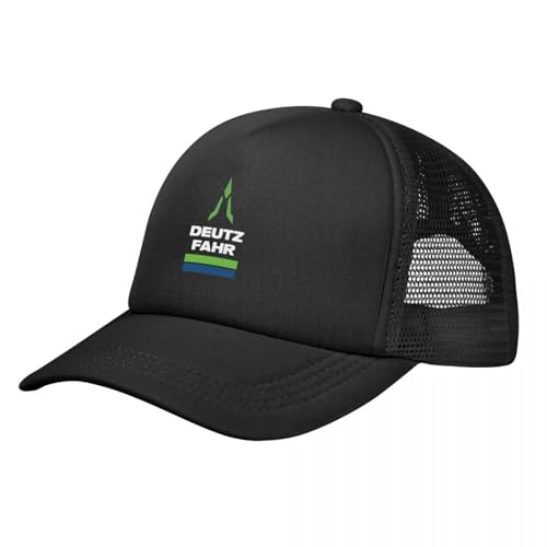 ZTQTQZZ Atmungsaktiv Mesh Baseballmütze Sporthut Deutz Fahr Logo Merchandise Essential Baseballkappe Geburtstag Luxus Mädchen Hüte Männer von ZTQTQZZ