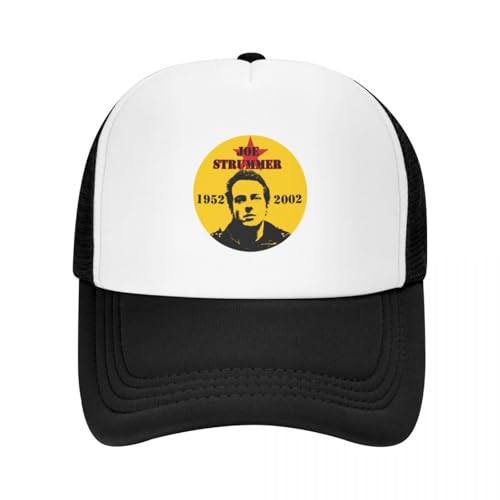 ZTQTQZZ Trucker Cap MeshCap Joe Strummer Baseball Cap modische Schaum Party Hut Streetwear Caps Damen Herren von ZTQTQZZ