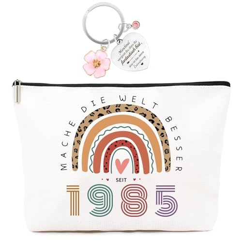 Geschenk 40 Geburtstag Frau - 40 Geburtstag Frauen - Make-up Tasche,Geschenke Zum 40 Geburtstag Frau Praktische Geschenkidee, Schönes Design 40 Geburtstag Frau,1985 Geschenk 40 Geburtstag Frau - 40 Geburtstag Frauen - Make-up Tasche,Geschenke Zum 40 Geburtstag Frau Praktische Geschenkidee, Schönes Design 40 Geburtstag Frau,1985 von ZUFIO