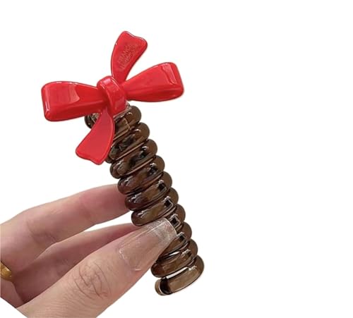 1 paar Erwachsene Telefon Kabel Ring Nette Haar Ring Große Matt Erwachsene Haar Krawatte Kopf Ring kinder Telefon Hephone kabel(245) von ZUGLQYSX