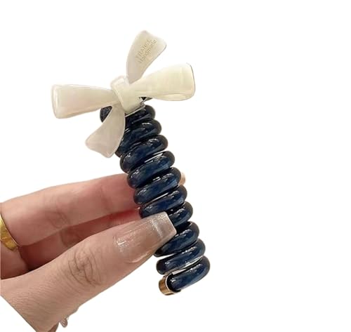 1 paar Erwachsene Telefon Kabel Ring Nette Haar Ring Große Matt Erwachsene Haar Krawatte Kopf Ring kinder Telefon Hephone kabel(248) von ZUGLQYSX