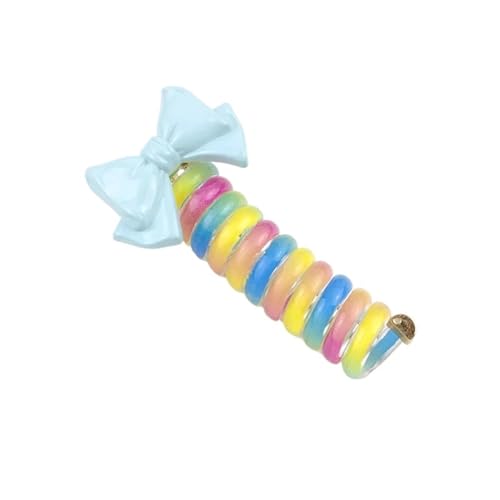 1 paar Erwachsene Telefon Kabel Ring Nette Haar Ring Große Matt Erwachsene Haar Krawatte Kopf Ring kinder Telefon Hephone kabel(252) von ZUGLQYSX