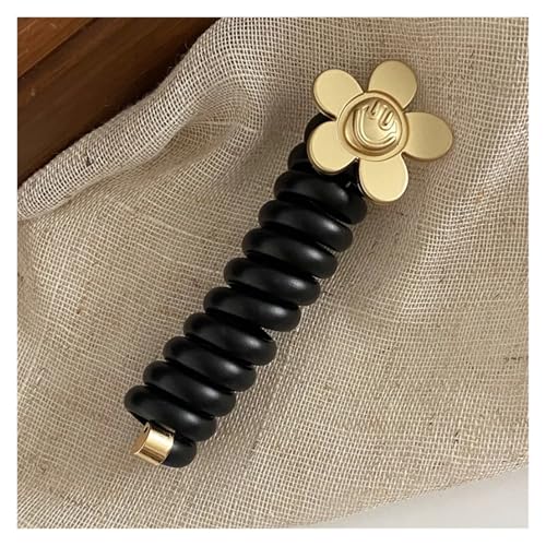 1 paar Pferdeschwanz Elastische Gummiband Telefon Linie Haar Band Kreative Haar Weben Artefakt Haar Seil Gebunden Haar Frauen Stirnband(Flower) von ZUGLQYSX