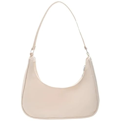 ZUGLQYSX Damen Halbmond Schultertasche Damenhandtasche mit einer Schulter und Unterarm, geeignet for die tägliche Arbeit und Partys im Freien FüR Reisen, Arbeit Und Alltag(Color1) von ZUGLQYSX