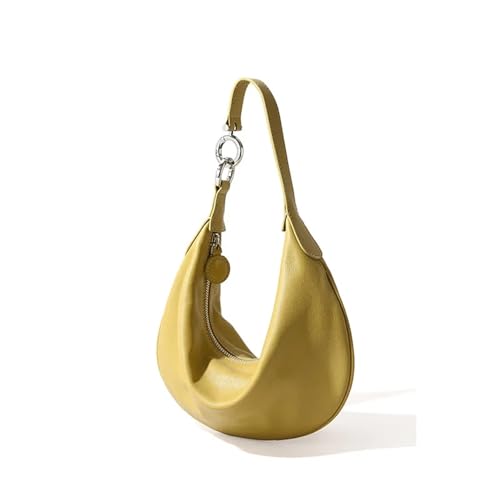 ZUGLQYSX Damen Halbmond Schultertasche Knödeltasche Halbmondtasche Große Kapazität Handtasche Unterarm-Umhängetasche FüR Reisen, Arbeit Und Alltag(Color4) von ZUGLQYSX
