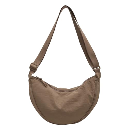 ZUGLQYSX Damen Halbmond Schultertasche Lässige Damen-Umhängetasche, einfache Damen-Umhängetasche mit großer Kapazität FüR Reisen, Arbeit Und Alltag(Color5) von ZUGLQYSX