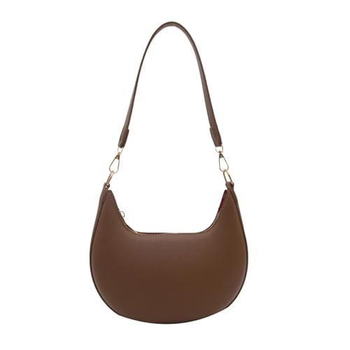 ZUGLQYSX Damen Halbmond Schultertasche Luxuriöse Crescent-Handtasche mit Reißverschluss for Damen FüR Reisen, Arbeit Und Alltag(Color2) von ZUGLQYSX