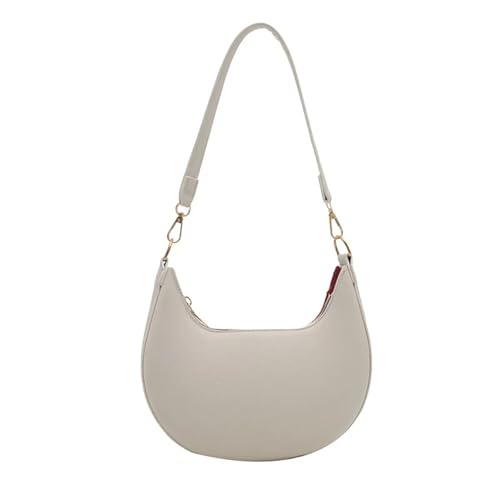 ZUGLQYSX Damen Halbmond Schultertasche Luxuriöse Crescent-Handtasche mit Reißverschluss for Damen FüR Reisen, Arbeit Und Alltag(Color4) von ZUGLQYSX
