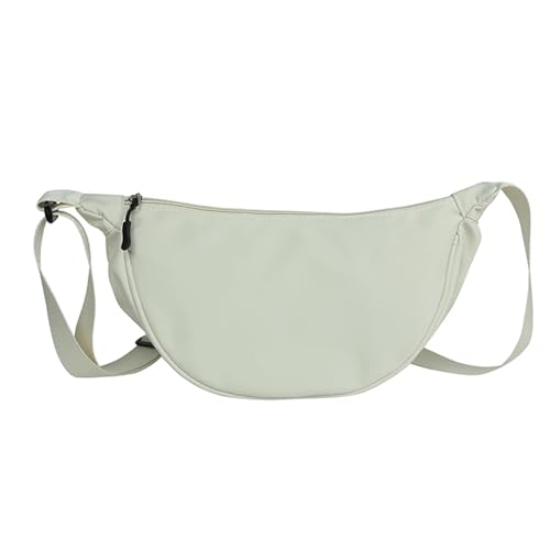 ZUGLQYSX Damen Halbmond Schultertasche Messenger Bag Umhängetasche Schultertasche Halbmondtasche FüR Reisen, Arbeit Und Alltag(Green) von ZUGLQYSX